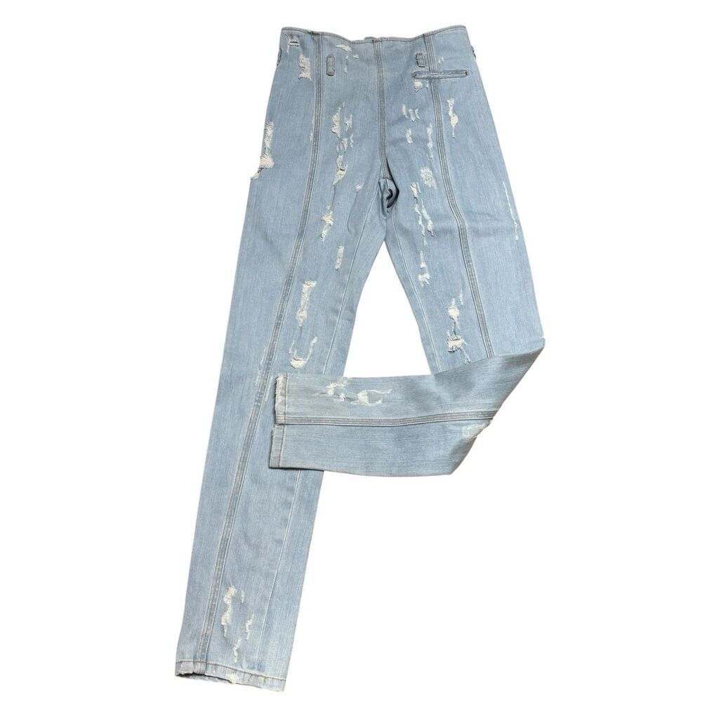 Rachel Comey High Rise Siren Bleached Distressed Skinny Jean NWT Size 2